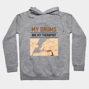My Drums Are My Therapist Hoodie